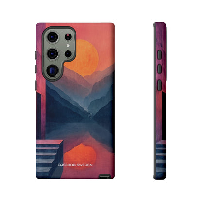 Surreal Sunset Landscape - Tough Samsung S23 Phone Case