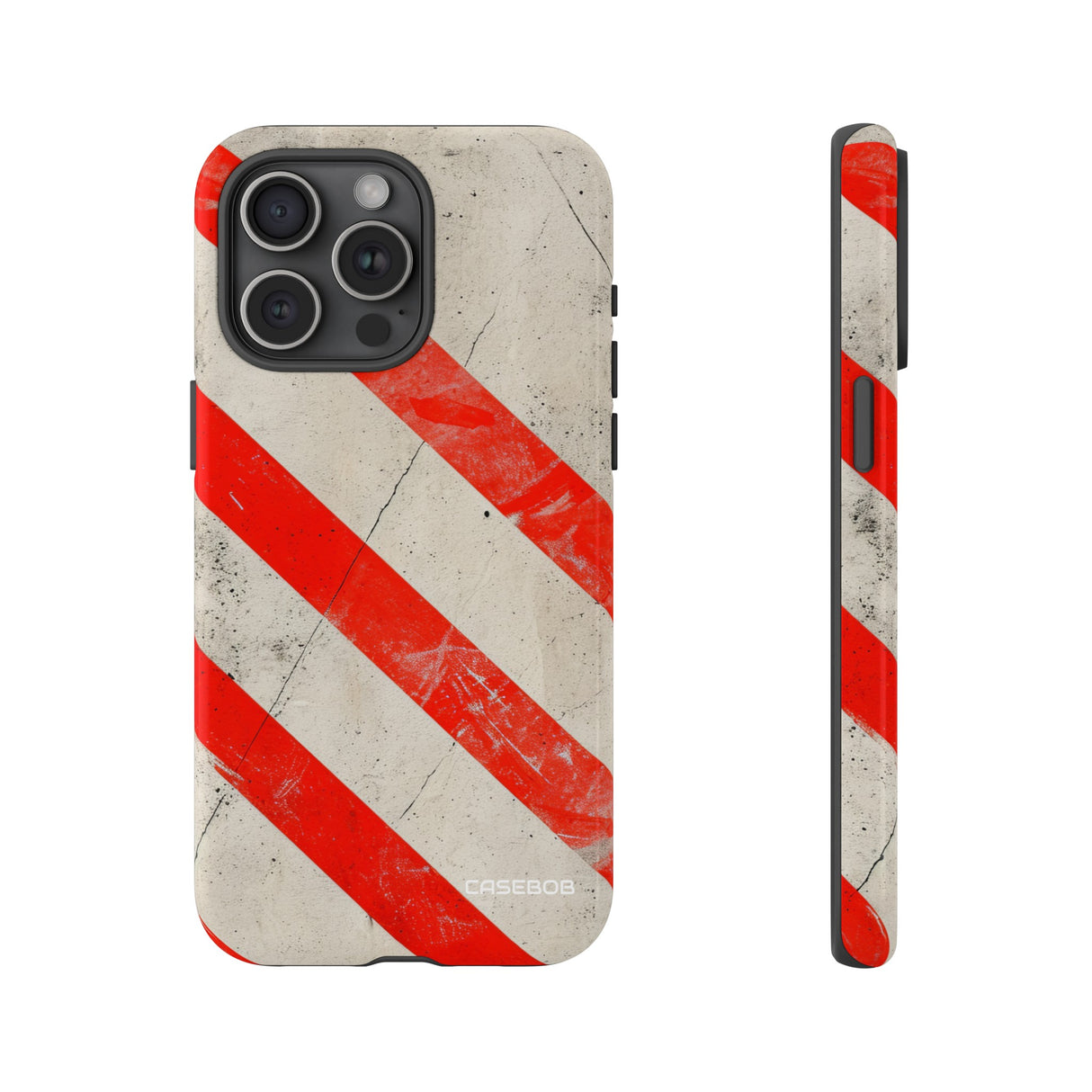 Crimson Line Minimalism - Protective Phone Case