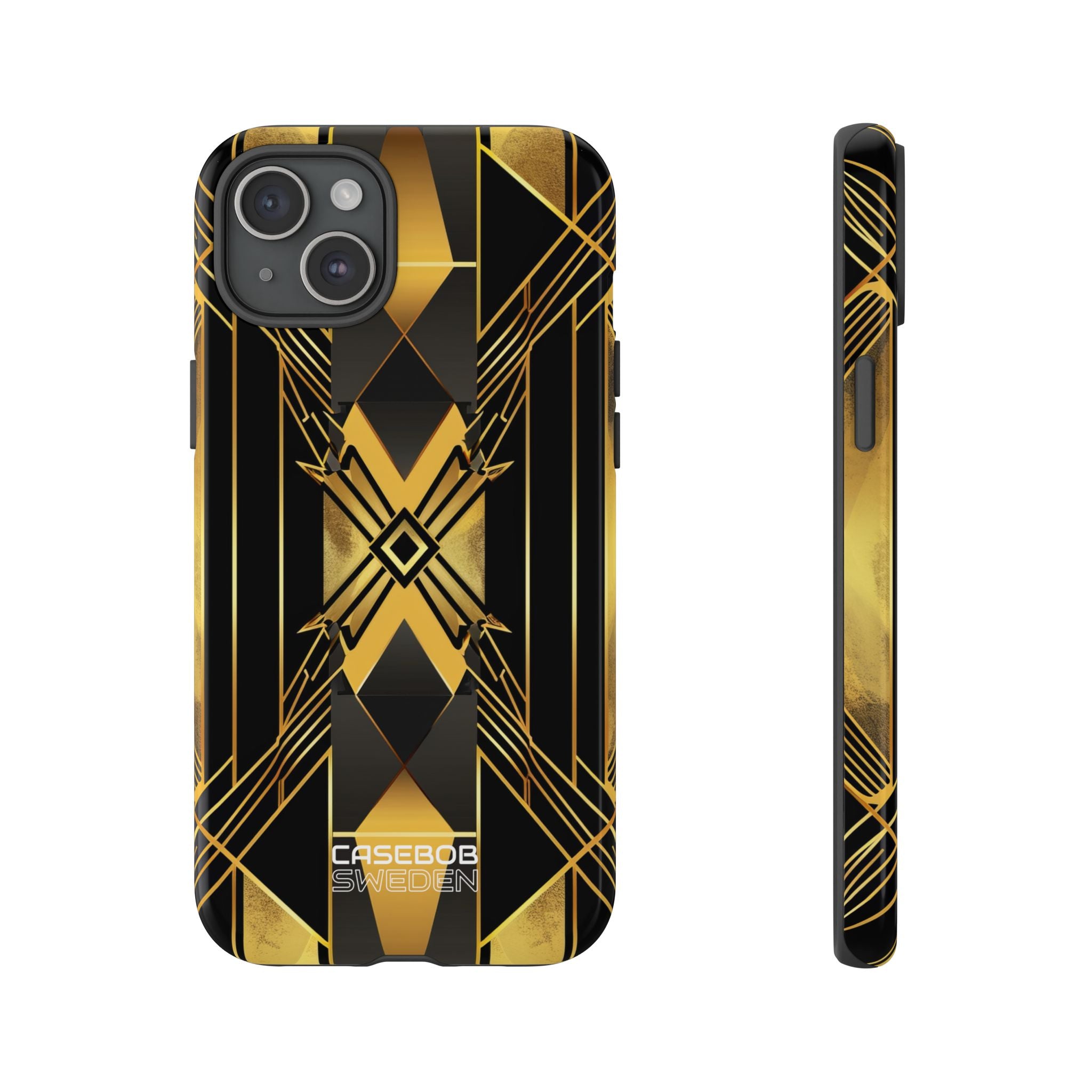 Golden Deco Symphony iPhone 15 - Tough