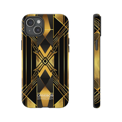 Golden Deco Symphony iPhone 15 - Tough