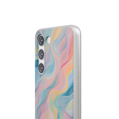 Dreamy Pastel Swirls - Flexi Samsung S23 Phone Case