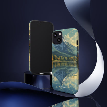 Mountain Reflects Calm - iPhone Case