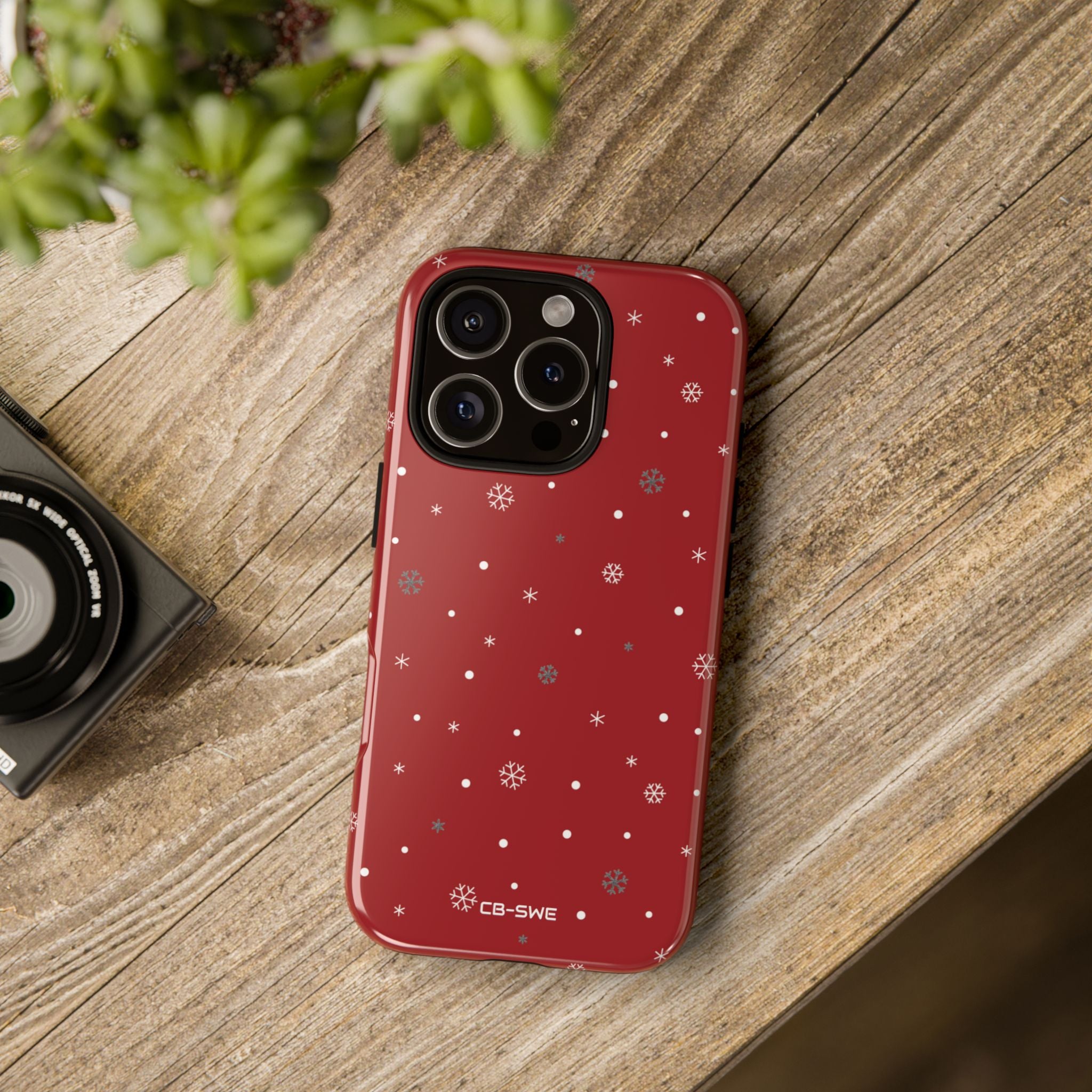 Snowflakes Dance Cheerfully - iPhone Case