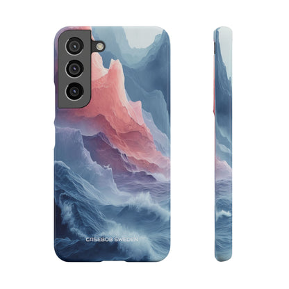 Mountain Wave Serenity - Slim Samsung S22 Phone Case