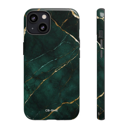 Emerald Veins Flow - iPhone Case