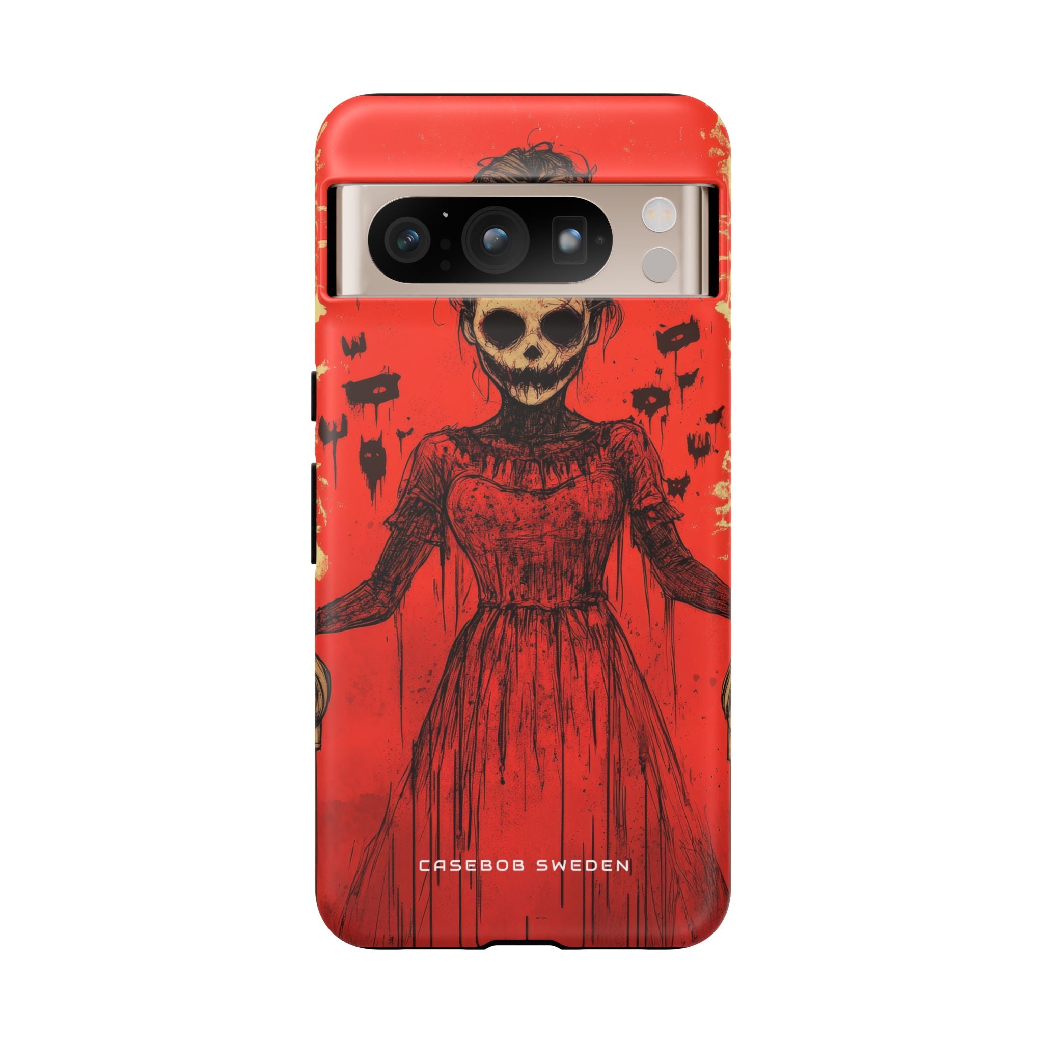 Haunting Scarlet Descent Google Pixel 8 - Tough Phone Case