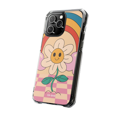 Joyful Retro Bloom iPhone Case - Impact