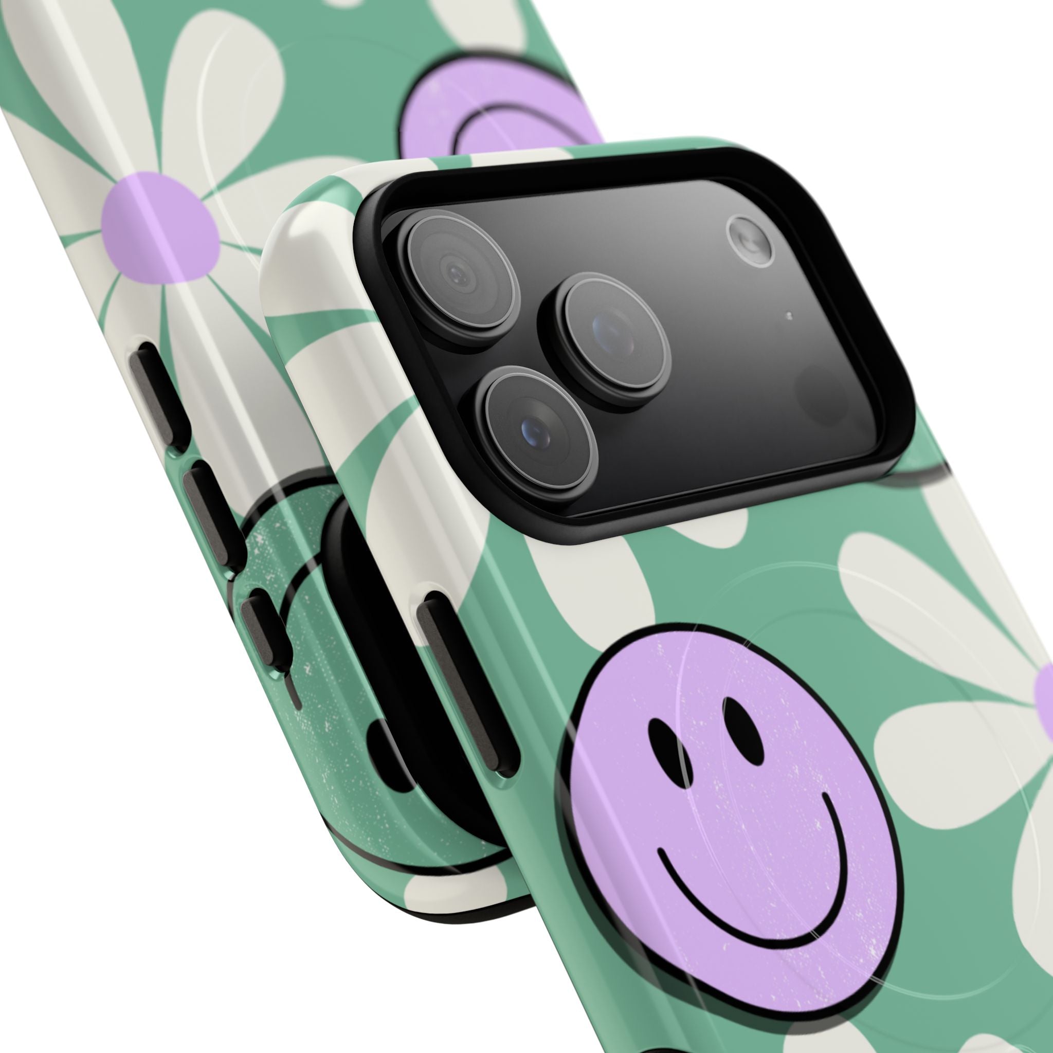 Smiley Daisy Glow iPhone 17 Pro Max Case - Tough+