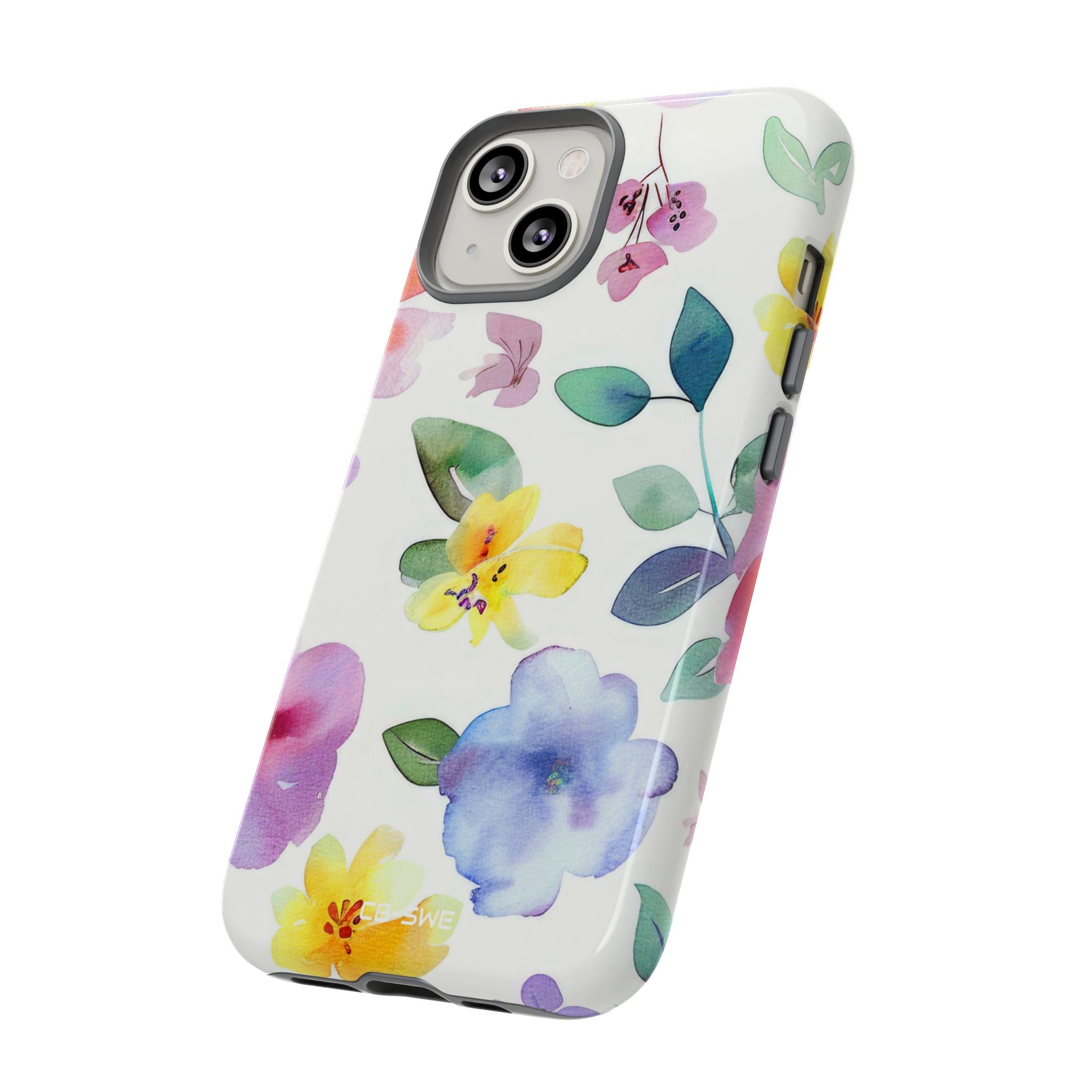 Whimsical Watercolor Florals - iPhone Case
