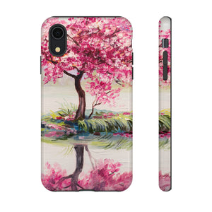 Oil painting - Oriental Cherry Tree - Protective Phone Case