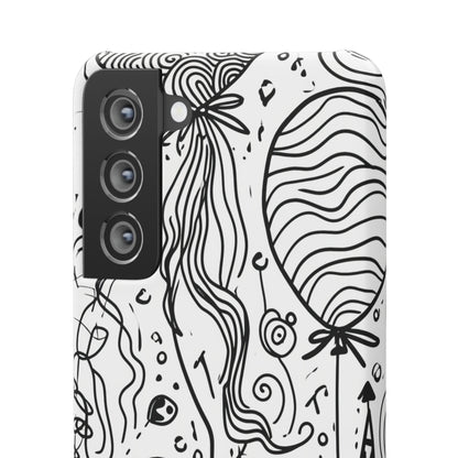 Whimsical Festivity | Slim Phone Case for Samsung