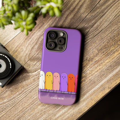 Colorful Ghosts iPhone 15 Pro Case - Tough