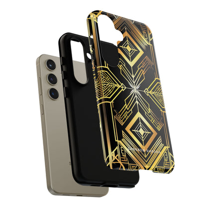 Golden Geometric Opulence Samsung S24 - Tough Phone Case