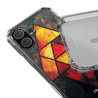 Triangles Illuminate Warmth iPhone Case - Impact