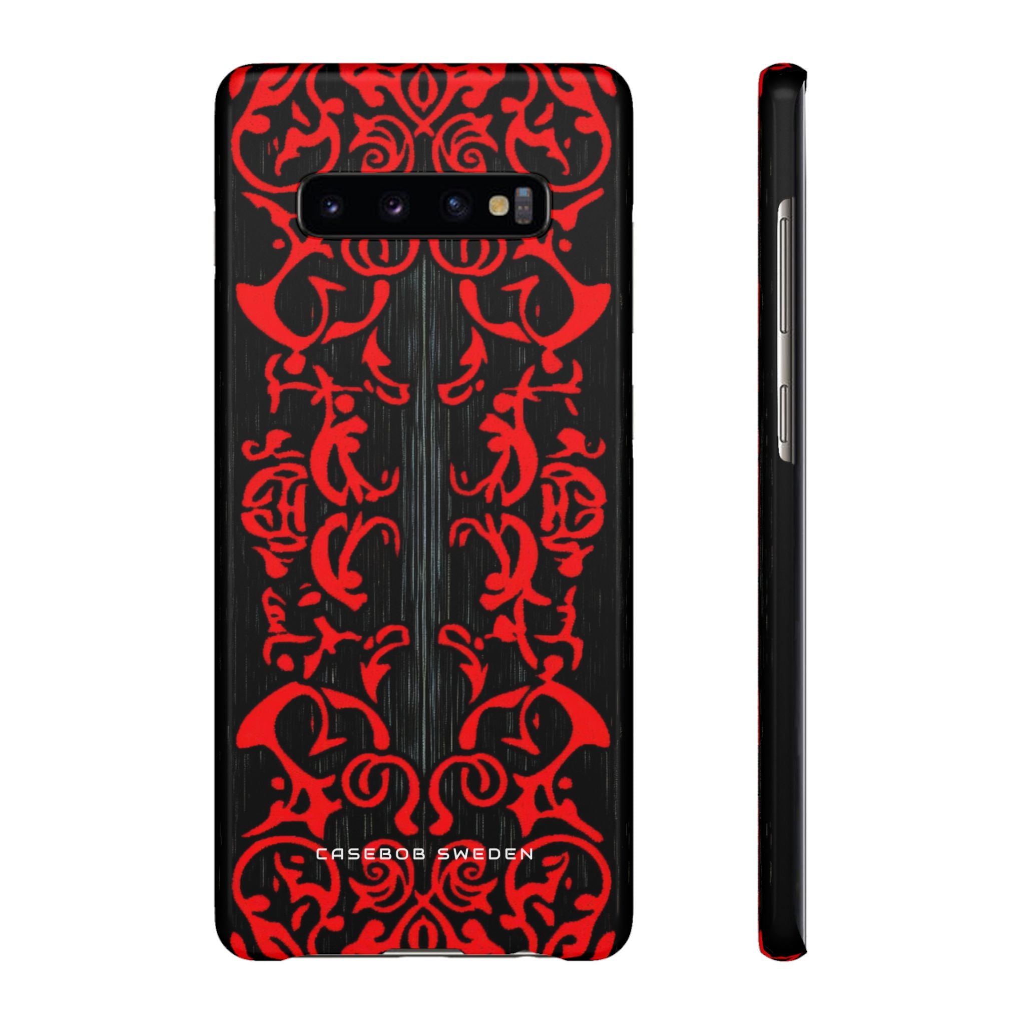 Gothic Crimson Symmetry Samsung S10 - Slim Phone Case