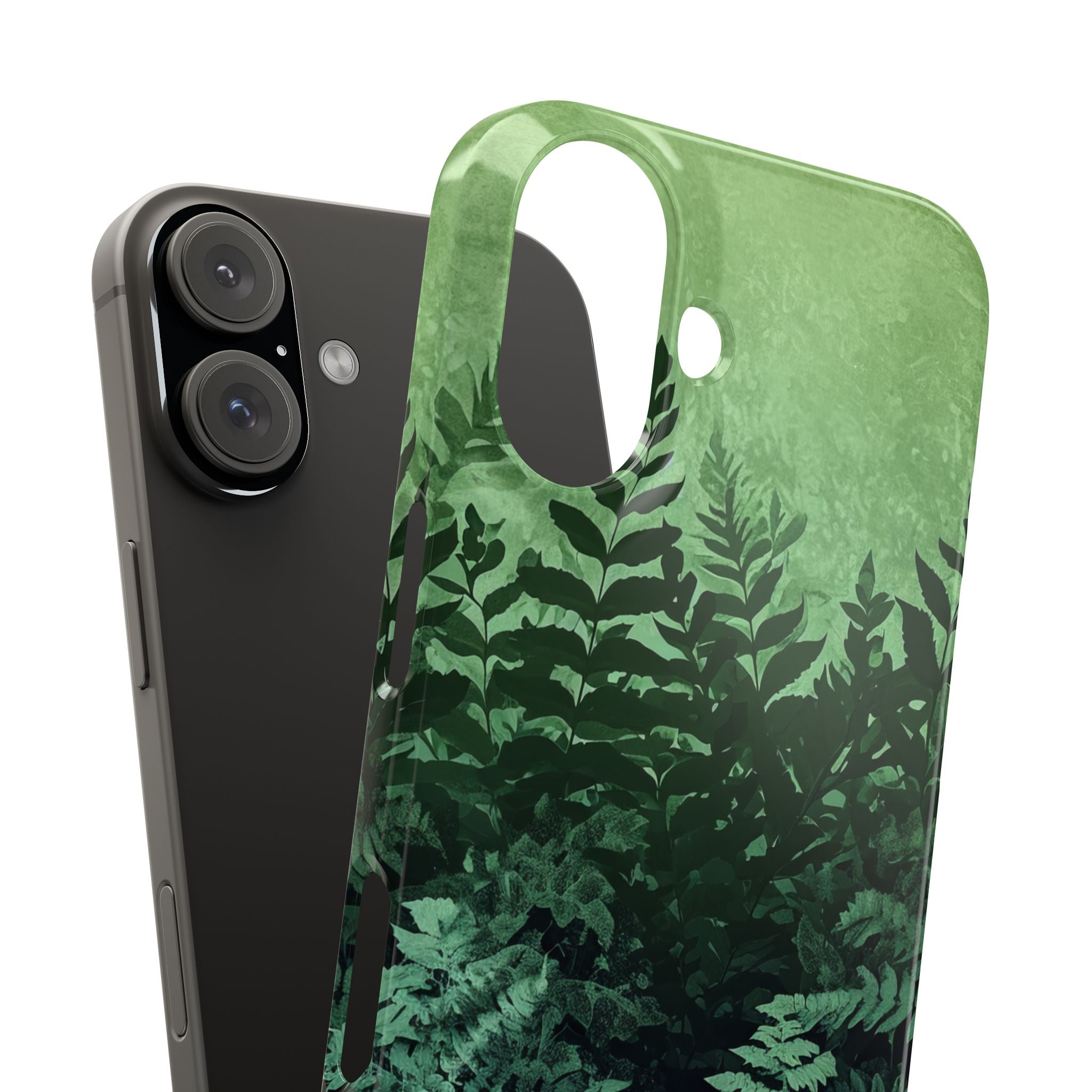 Gradient Fernscape Lush iPhone 16 - Slim Phone Case