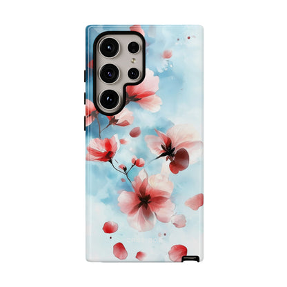 Pink Blossom Drift Samsung S24 Ultra Case - Tough