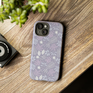 Purple Mona Leaf - Protective Phone Case