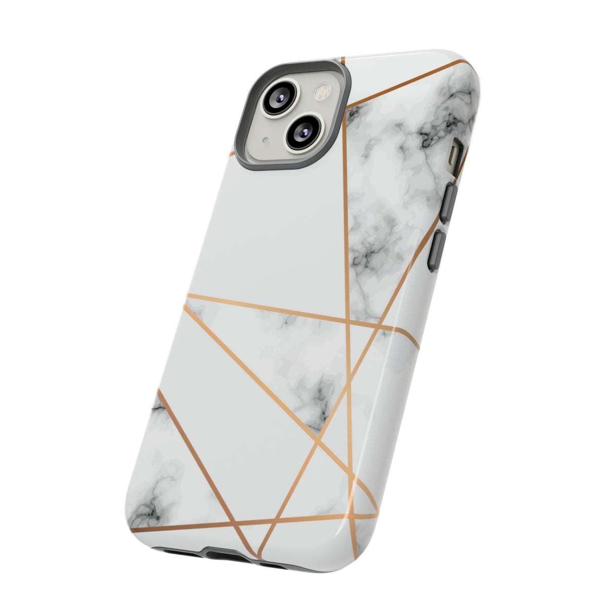 Marble Geometric - Protective Phone Case