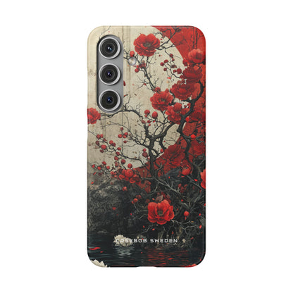 Zen Blossoms in Moonlight Samsung S24 - Slim Phone Case