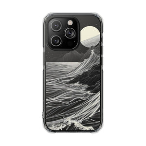 Moonlit Serenity – Handyhülle für iPhone (Clear Impact – Magnetisch)