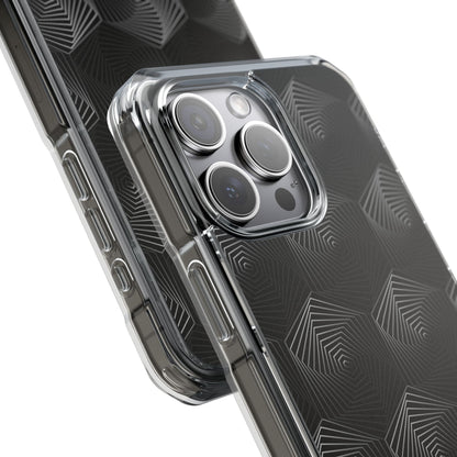 Geometric Spiral Illusion iPhone Case - Impact