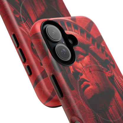 Zen Red Liberty Vision iPhone 16 | Tough+ Phone Case