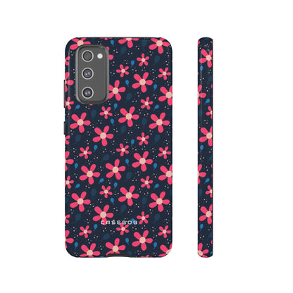 Pink Flower Pattern - Protective Phone Case