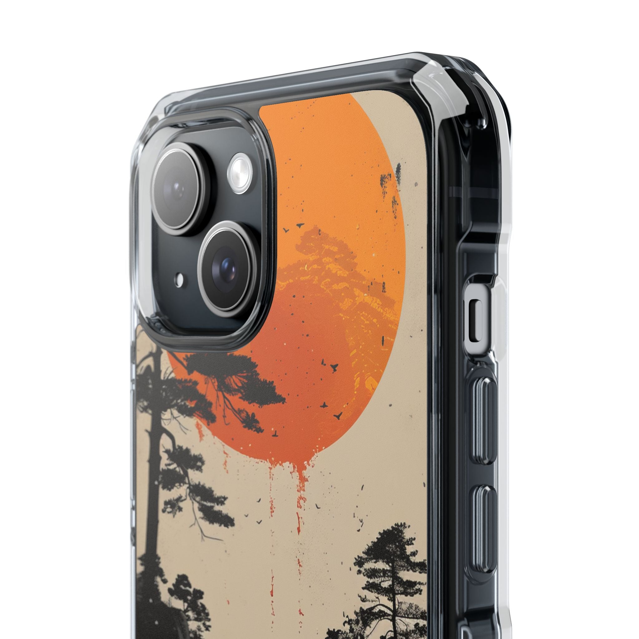 Zen Serenity Sunscape iPhone 15 - Clear Impact Phone Case