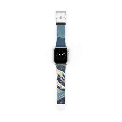 Cresting Navy Wave - Watch Band