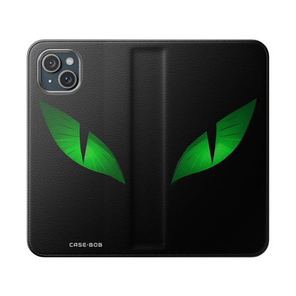 Emerald Stare - iPhone 15 Plus Case - Wallet