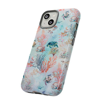 Pastel Underwater Serenade - Protective Phone Case