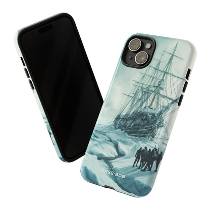 Icebound Ship iPhone 15 Plus Case - Tough