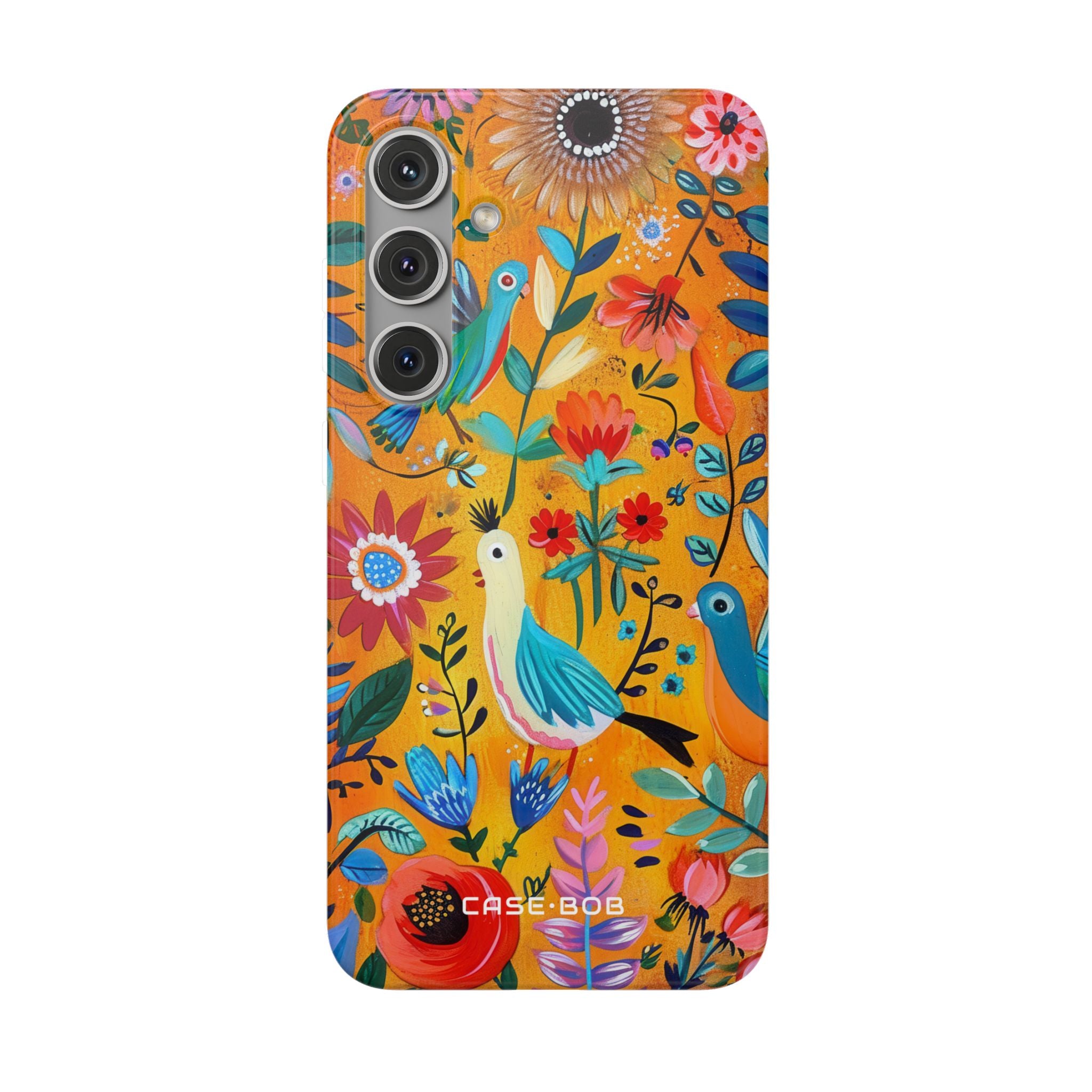 Colorful Birds Bloom Samsung S24 Plus Case - Soft