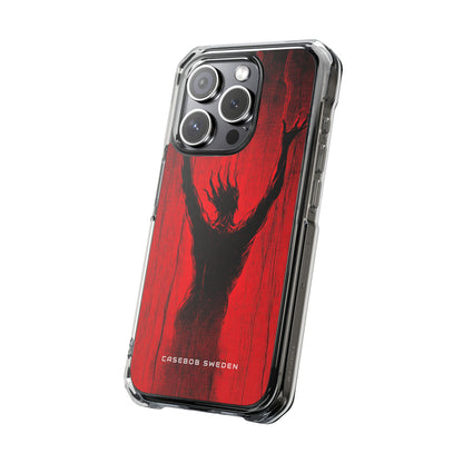 Crimson Despair iPhone 15 - Clear Impact Phone Case