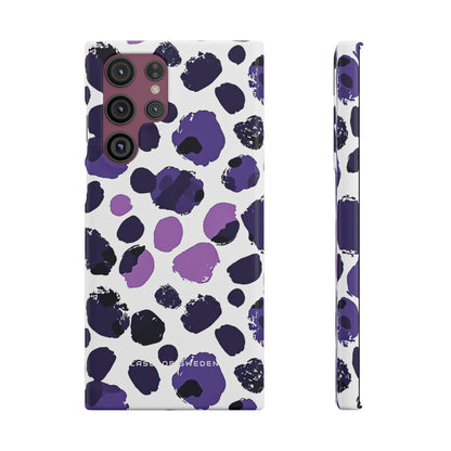 Purple Inkblots Samsung S22 - Slim Phone Case