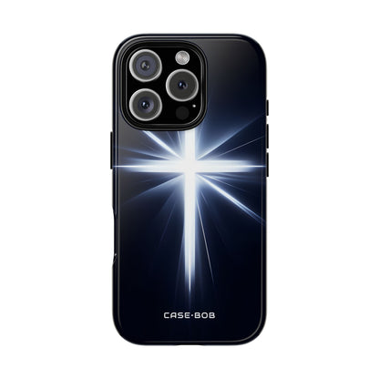 Glowing Crossburst iPhone 16 Pro Case - Tough