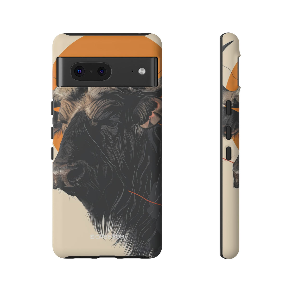 Majestic Buffalo Sun | Protective Phone Case for Google Pixel