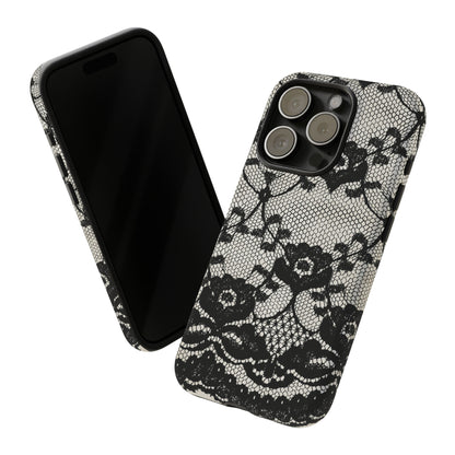 Lilrunge Gothic Flower - Protective Phone Case