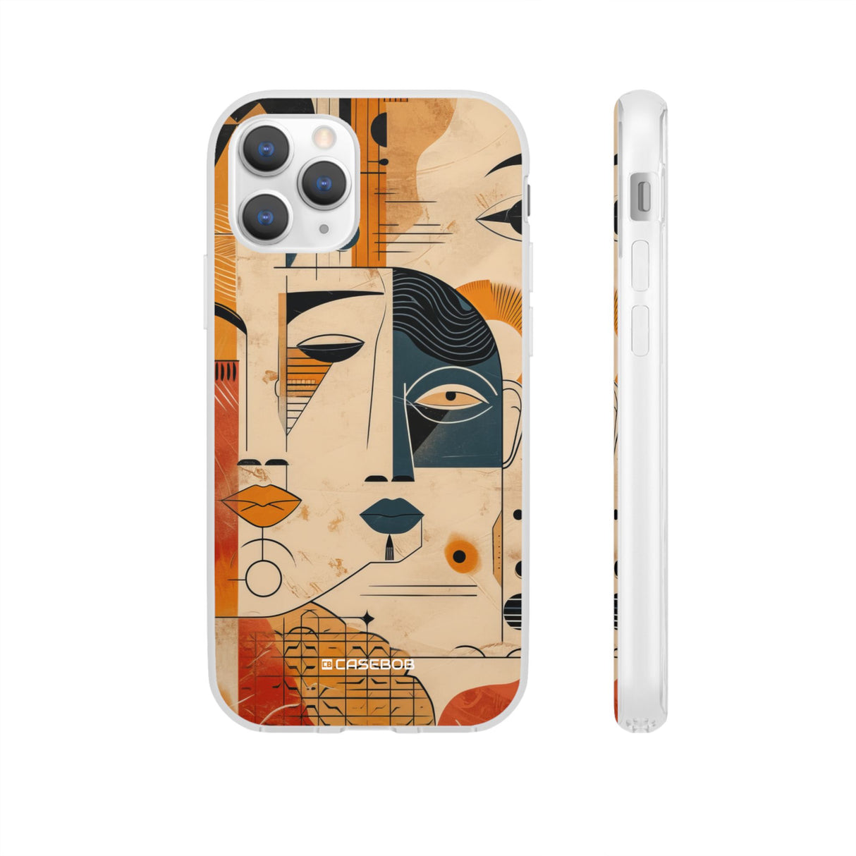 Cubist Introspection | Flexible Phone Case for iPhone