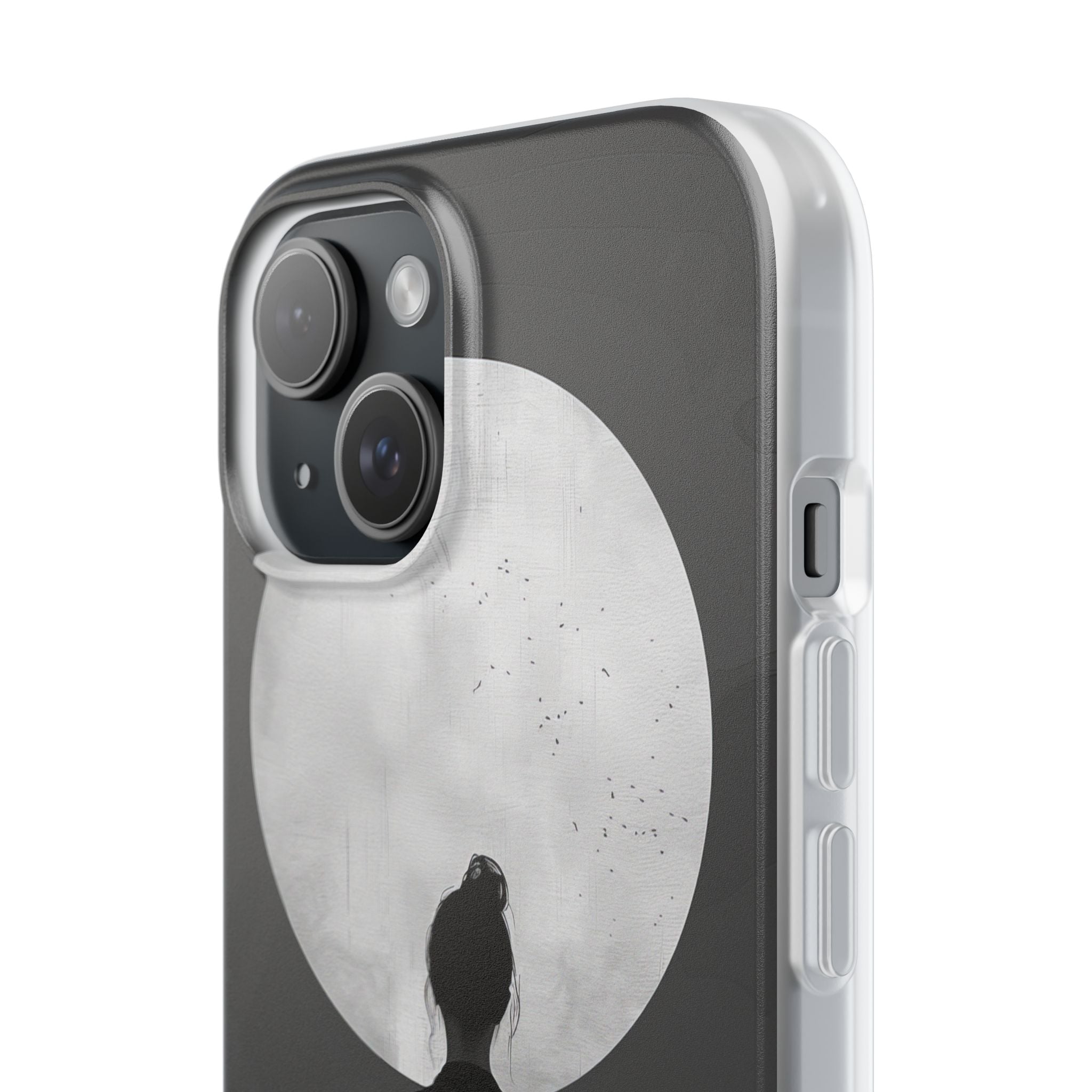 Silhouette Moonlight iPhone 15 Case - Soft
