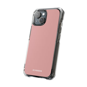 Pastellrosa | Handyhülle für iPhone (Clear Impact Case – magnetisch) 