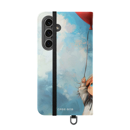 Heart Balloon Glow - Samsung S24 Plus Case - Wallet