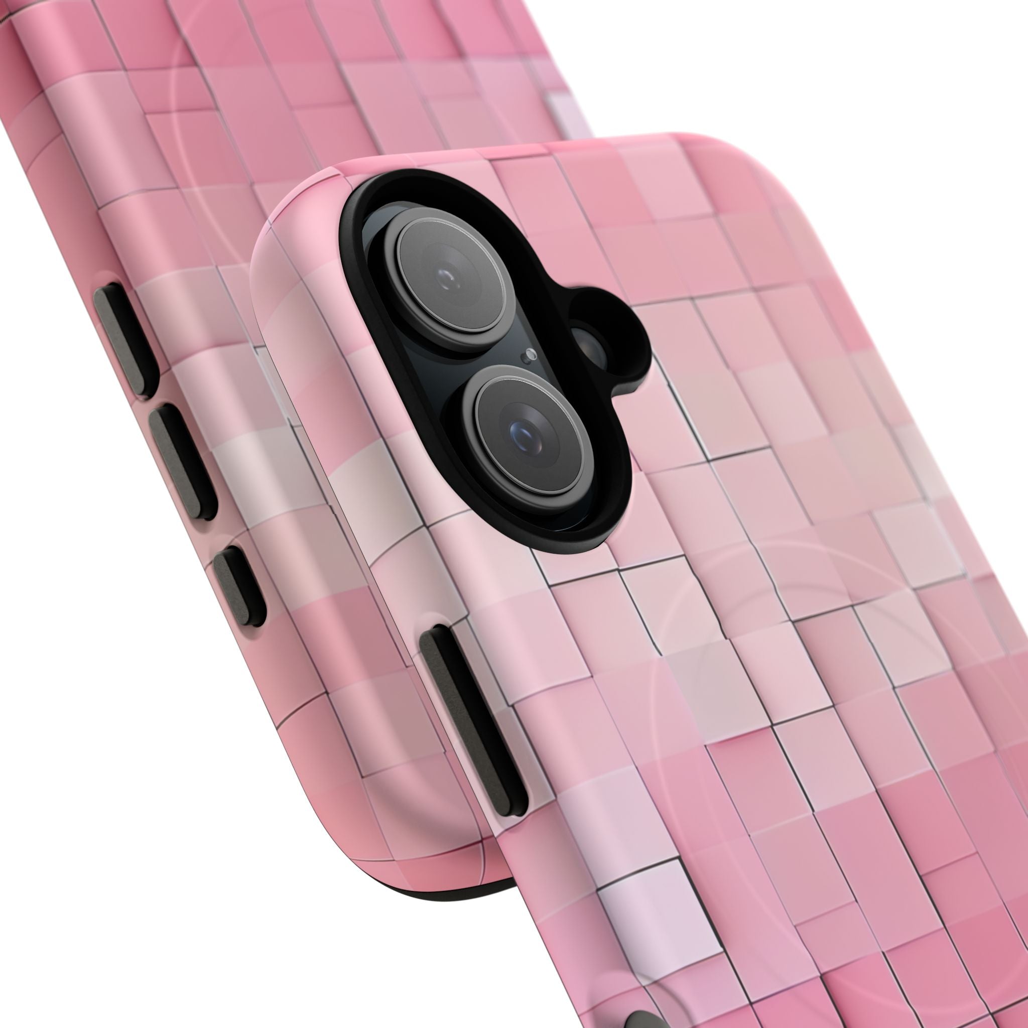 Gradient Pink Mosaic iPhone 16 | Tough+ Phone Case