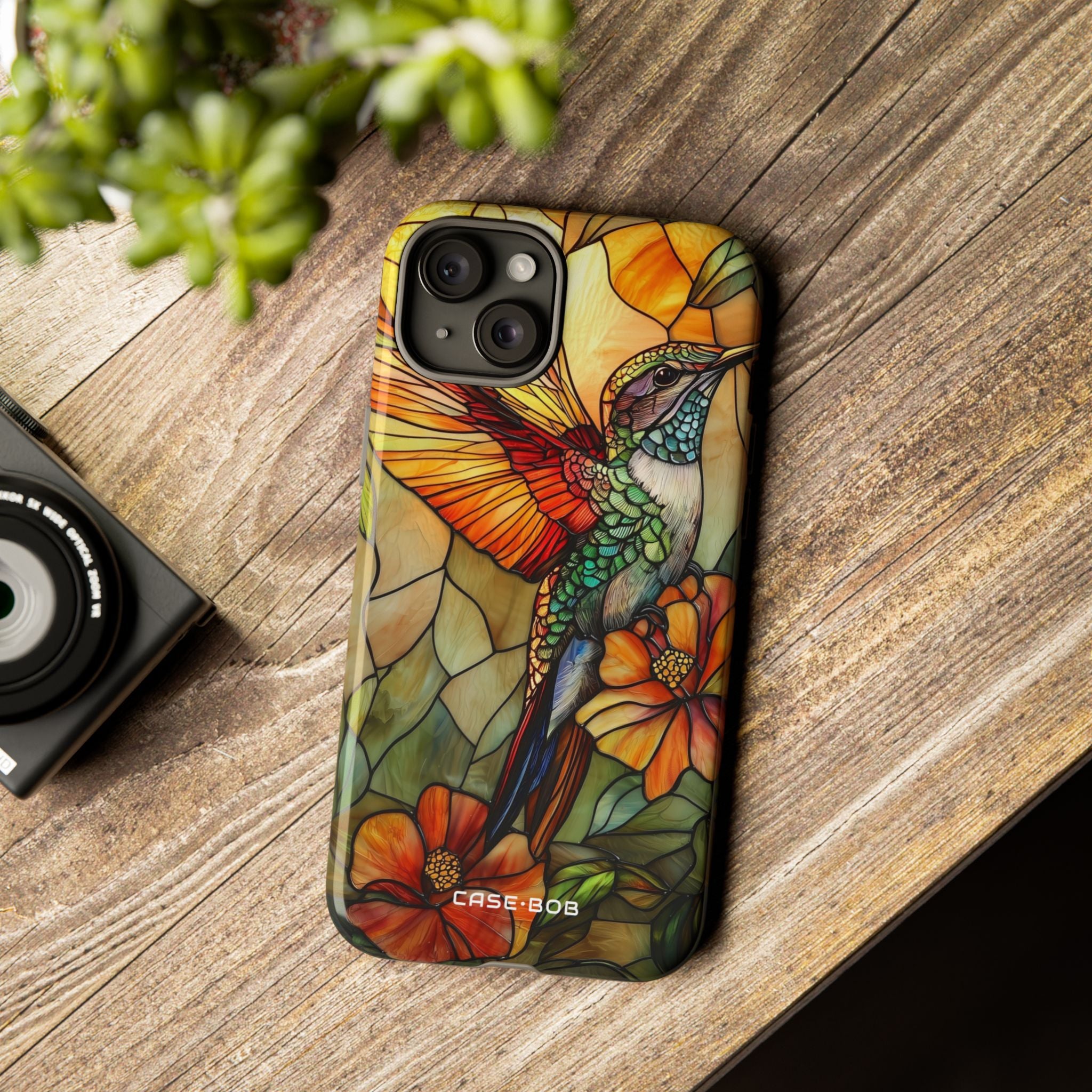 Hummingbird Radiance iPhone 15 Plus Case - Tough