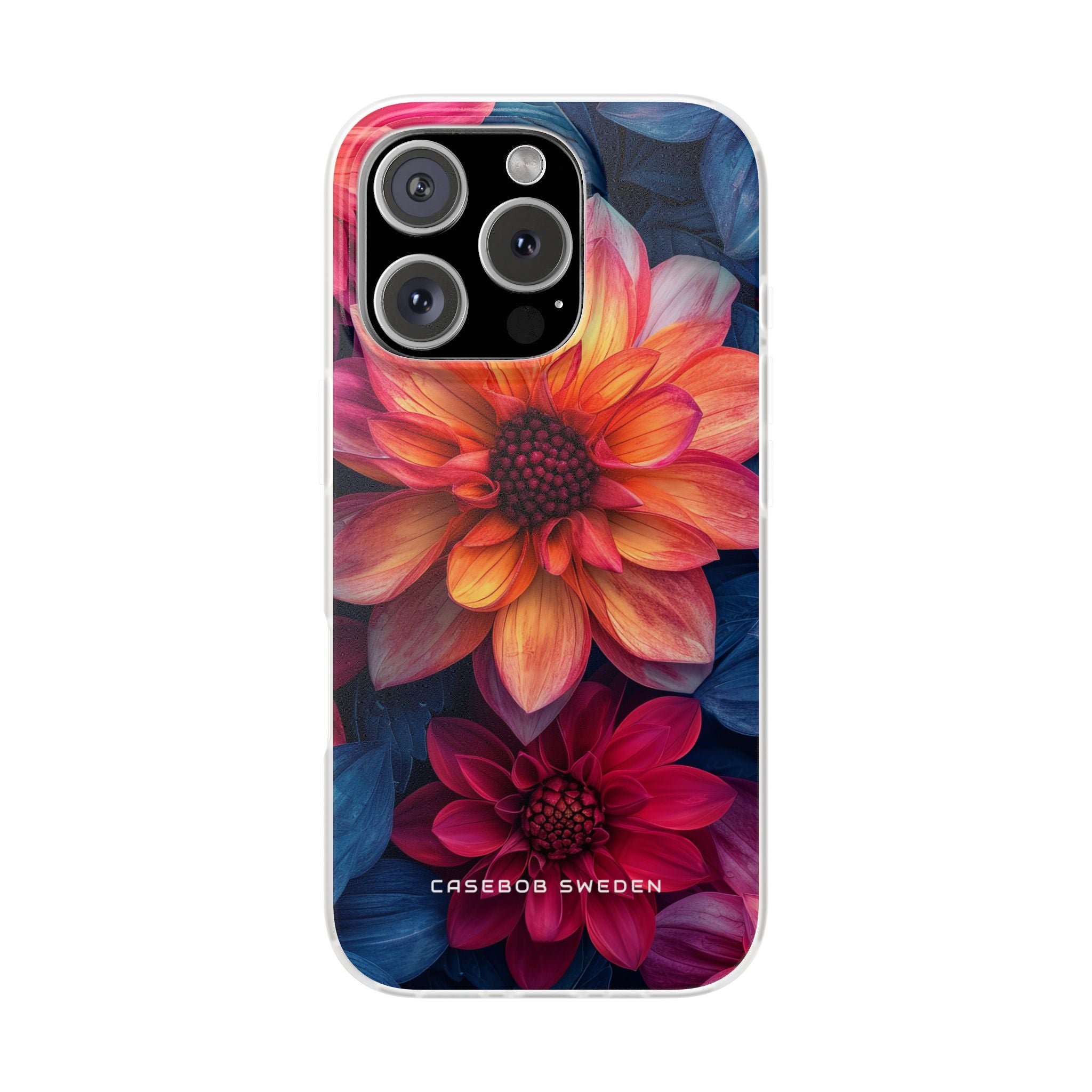 Fiery Bloom Harmony iPhone 16 - Flexi Phone Case