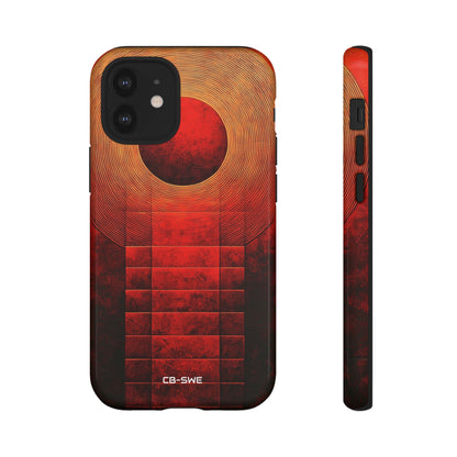 Circular Convergence Glows - iPhone Case