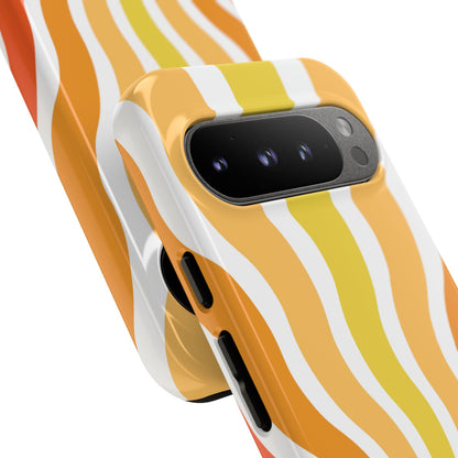 Retro Sunshine Waves - Google Pixel Case
