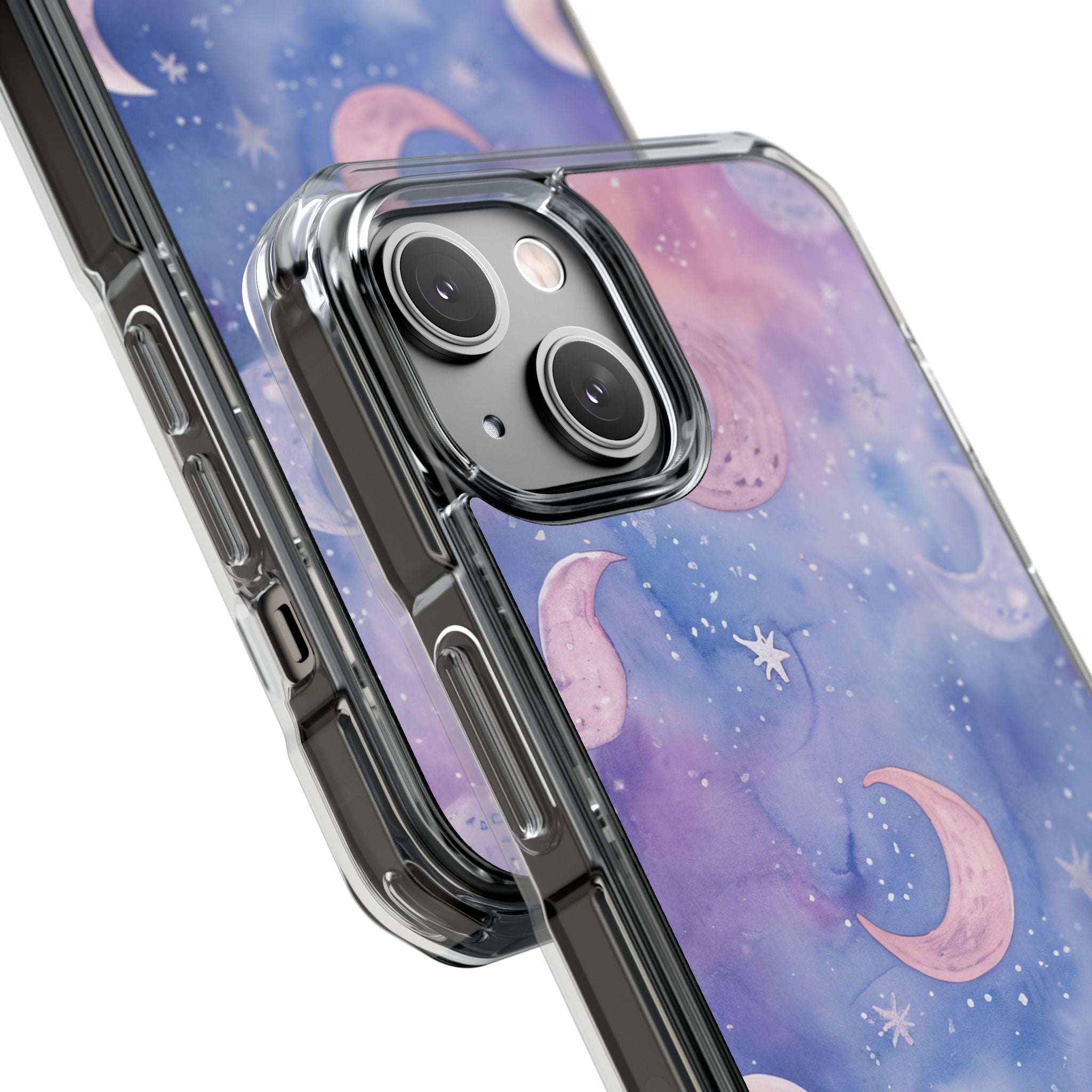 Celestial Dreamscape - Clear Impact iPhone 14 Phone Case