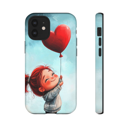 Joyful Girl Flies - iPhone Case